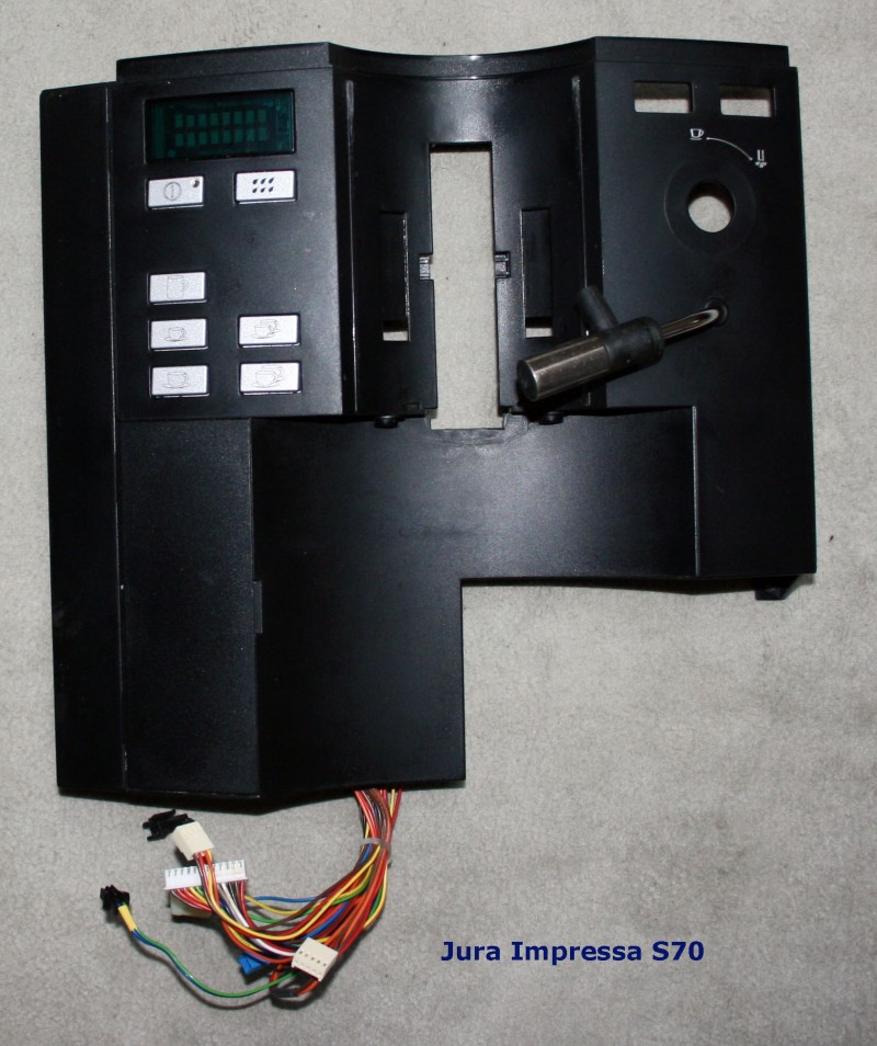 Jura Impressa S70 Front mir Bedienelektronik